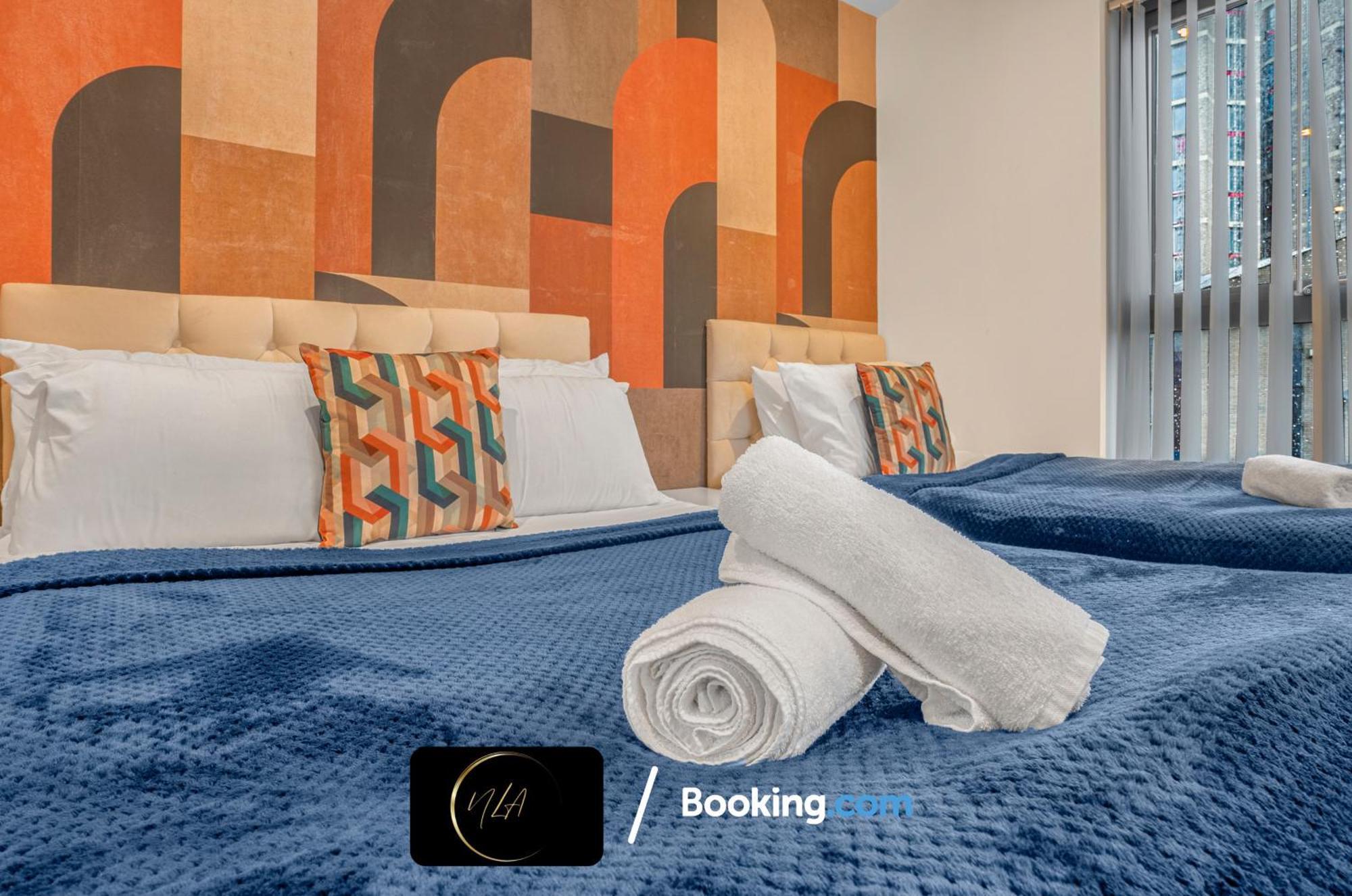 City Centre Apartment With Free Parking, 2 Bathrooms, Netflix And Wifi - Suitable For Contractors And Families - By Noor Luxury Accommodations Birmingham Eksteriør bilde