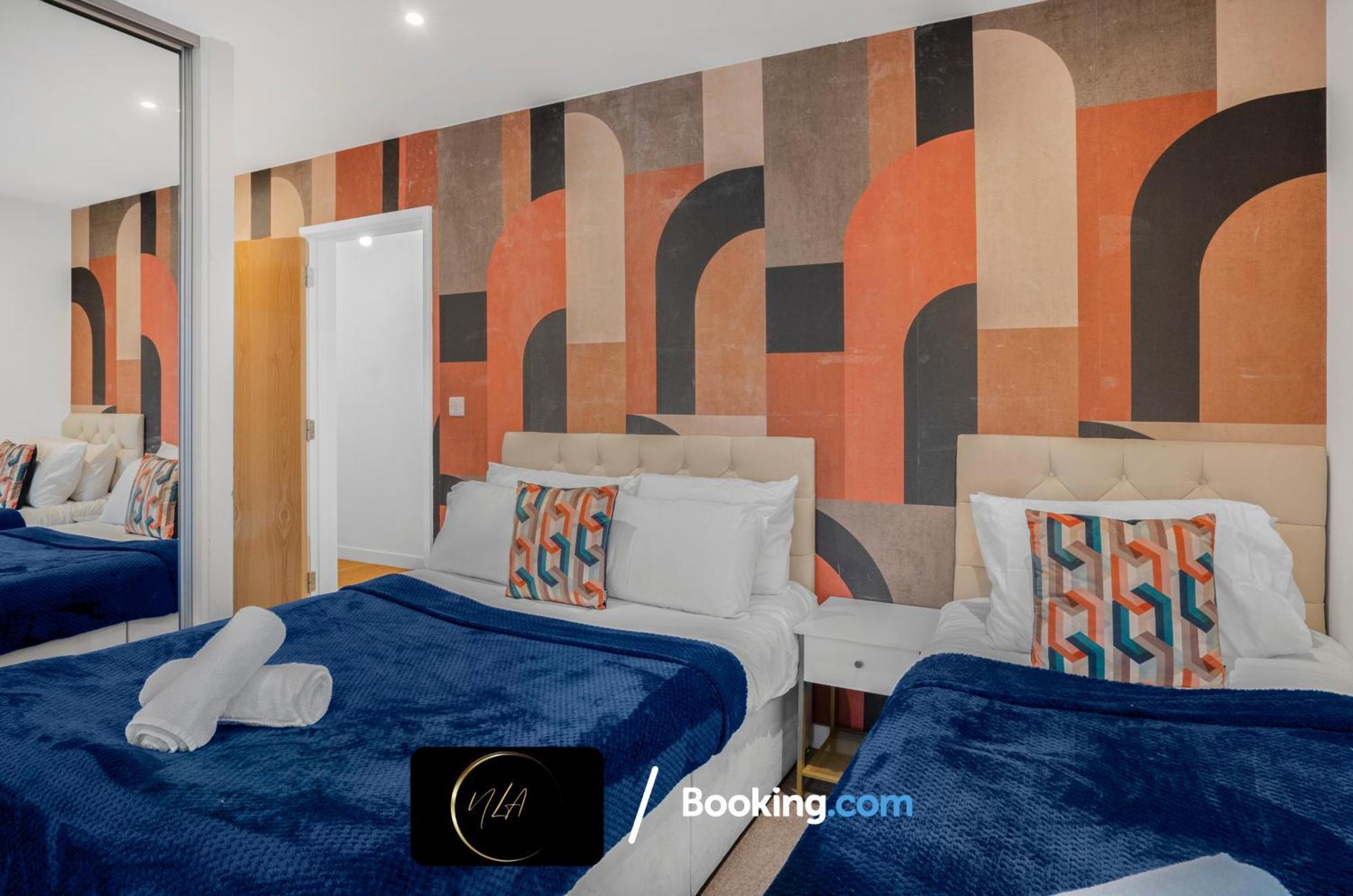 City Centre Apartment With Free Parking, 2 Bathrooms, Netflix And Wifi - Suitable For Contractors And Families - By Noor Luxury Accommodations Birmingham Eksteriør bilde