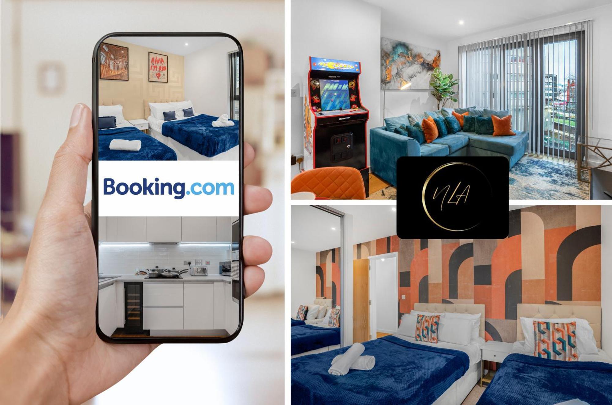 City Centre Apartment With Free Parking, 2 Bathrooms, Netflix And Wifi - Suitable For Contractors And Families - By Noor Luxury Accommodations Birmingham Eksteriør bilde